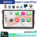 9" Autoradio Android 13 Carplay GPS Navi BT für VW GOLF 5 6 Touran Passat Tiguan