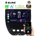 64GB 10.1'' Autoradio Für Toyota Aygo Citroen C1 Peugeot 107 Android 14 CarPlay