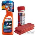 SONAX XTREME CERAMIC SPRAYVERSIEGELUNG 750ML LACKVERSIEGELUNG +MICROFASERTÜCHER