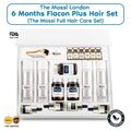 The Mossi London 6 Monate Flacon Plus Hair Set (Das Mossi Full Hair Care Set)