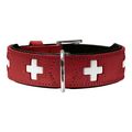 Hundehalsband Hunter Swiss Rot/Schwarz 35-43 cm