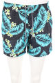 PROTEST Schwimm-Shorts Badehose Tropical Print M schwarz Grüntöne