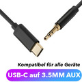 USB C Klinke Aux Kabel Typ C auf 3.5mm klinke Handy Audio Musik Kopfhörer AUX