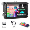 Android 13 Autoradio Carplay GPS Wifi 4+64GB für VW GOLF 5 6 Passat Touran Polo