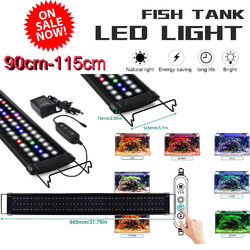 RGB LED Aquarium Beleuchtung Abdeckung Lampe Vollspektrum Aufsetzleuchte Licht