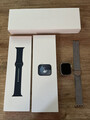 Apple Watch Series 9 41mm Aluminiumgehäuse mit Sturmblau Sportarmband - S/M...