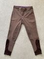 Reithose Damen 36 Equiva Full Grip Mid Brown