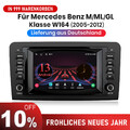 【Carplay】Für Mercedes Benz W164 GL320 ML350 X164 Autoradio Android 13.0 DAB+ GPS