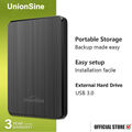 500GB 750GB 1TB 2TB Externe Festplatte 2,5" USB3.0 PC MAC PS4 XBOX TV Expansion