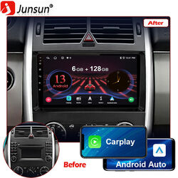 Autoradio 6+128G Für MercedesBenz A/B-Klasse Vito W169 W639 W245 GPS Nav Android