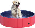 PawHut Haustier Schwimmen Pool Hund Bad Box 30.5cm x 119cm Universell Einsetzbar