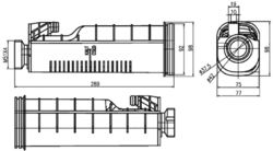 Ausgleichsbehälter Kühlmittel BEHR MAHLE CRT 114 000S für BMW E36 E39 Z3 3er 5er