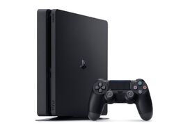 Sony Playstation 4 Slim Konsole | Inkl. Controller | Schwarz | PS4 Slim | 500 GB