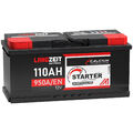 LANGZEIT 12V 110 Ah 950A EN AUTOBATTERIE STARTERBATTERIE CALCIUM Technologie NEU