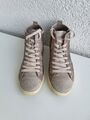 PAUL GREEN Dam Schuhe High-TOP Sneaker Leder Beige/Gold Austria Gr.36,5 (3,5)