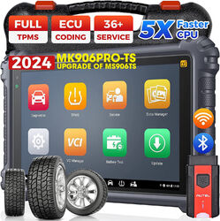 2024 Autel MaxiSys MK906 Pro-TS OBD2 Diagnosegerät Scanner ALLE SYSTEM TPMS RDKS