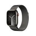 Apple Watch S9 41mm Graphit Edelstahlgehäuse Milanaise Armband MRJA3QF/A Rechng.