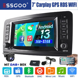 DAB+ Autoradio Carplay GPS RDS Kam Für Mercedes Benz M/ML/GL Klasse W164 2005-12