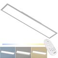 LED Deckenlampe Deckenleuchte 100x25 cm Panel Ultraflach Fernbedienung dimmbar