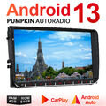 Pumpkin 9" Android 13 Autoradio Carplay GPS Navi DAB 4GB 64GB for VW Golf Passat