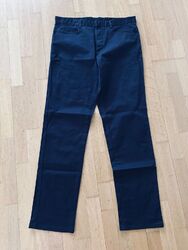 TOP! ORIGINAL CK CALVIN KLEIN LANGE STRETCH HOSE NAVY 32/32