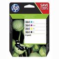 HP 364 (N9J73AE) Multipack Original Druckerpatronen MHD 12-2025 NEU