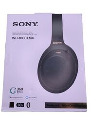 Sony WH-1000XM4 Kopfhörer kabellos mit Noise Cancelling Over-Ear Schwarz