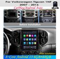 9.7''Android 13 Autoradio Carplay GPS SatNav BT WIFI Für VW Tiguan 1NF 2007-2016