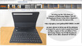 Samsung Galaxy Tab S7/S8 Keyboard Book Cover Slim, Schwarz Model Numb EF-DT630 (2)