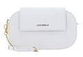 COCCINELLE Faint Mini Bag Grained Leather Umhängetasche Brillant White weiß