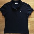 Polo Shirt  schwarz  2 Knopf   Damen  Lacoste  Polo     Gr. 48/Deutsch 42      2