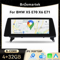 10.25" Android 14 Autoradio für BMW X5 E70 X6 E71 CIC CarPlay 32GB DAB+ GPS Navi