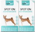 OptiPet 12x1,5ml Spot On für Hunde gegen Parasiten, Flöhen, Milben, Zeckenschutz