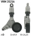 Keilriemenspanner VKM 35216 SKF für OPEL RENAULT SAAB