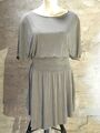 Silvian Heach Jersey Kleid khaki grün Viscose Gr. 36 S