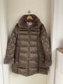 GERRY WEBER Damen Daunenmantel Winter Steppjacke Gr. 40/42 Braun