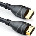 deleyCON 1,5m HDMI Kabel HDMI 2.0 kompatibel 4K UHD 2160p FULL HD 1080p ARC HDR