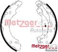 Metzger MG112 Bremsbackensatz 4 Bremsbacken Trommelbremse für Smart 