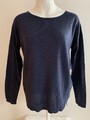 Dünner blauer Feinstrick Pullover von Esprit Gr. M