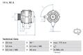 BOSCH Lichtmaschine Generator 90A 14V für Renault Captur 0.9 TCe 90 1.0 SCe 70