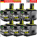 6X 12.0Ah 18V 9Ah Akku für Original RYOBI One Plus Lithium RB18L50 P108 RB18L60