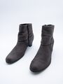 Gabor Damen Ankle Boots Absatzschuh Stiefelette Leder grau Gr 42 EU Art 19540-80