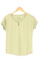 ESPRIT T-Shirt Damen Gr. M Grün Kurzarm Casual Look