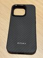 Pitaka MagEZ Case Pro 4 1500D für iPhone 15 Pro (Black/Grey)