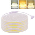 220V 230V COB LED Strip Streifen Wasserdicht Schlauch Lichtleiste Lichtband IP67