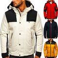 Winterjacke Wärmejacke Sportjacke Steppjacke Winter Kapuze Herren Mix BOLF Motiv