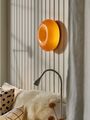 ✅ IKEA VARMBLIXT Tisch Wandleuchte LED ORANGE Glas rund  Sabine Marcelis Donut ✅