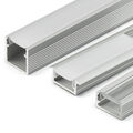 Aluprofil für LED 2m Lang Schiene Profile Montageklammern Strip Streifen TOP!