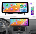 4G+64G Apple Carplay 12,3" Autoradio NTG4.0 Für Mercedes Benz C Klasse W204 S204