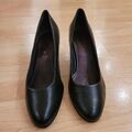 Elegante schwarze Pumps von Tamaris, aus Leder, Gr.41